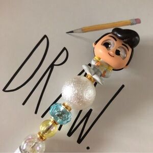 Disney Doorables: Cinderella: Prince Charming handmade beaded pen